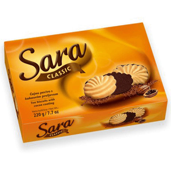 Cookies Sara Classic – Choco Glaze – 7.76 oz (220gr)